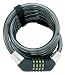 Onguard Doberman Combination Coil Lock 185 cm X 15 mm