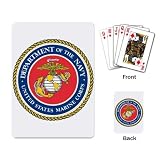 Playing Cards Deck of U.S. Navy Marine Corps Logo (Semper Fi (Fidelis))