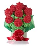 Red Roses Cookie Gift Bouquet