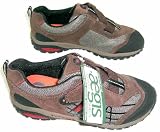 merrell boys j35127y brown leather upper z-rap velcro trainers. bnib