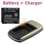 Battery + Charger for Kodak Easyshare V610 M853 M753+CAR