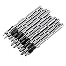 0.5mm-5mm Steel Hole Punch Cutter Leather Working Tack Steel Tools DIY Cutter Round Hollow, 10 Piece
