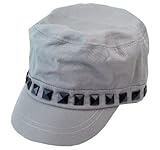 Grin Buddy スタッズワークキャップ【GF-6831】 (54cm, グレー)