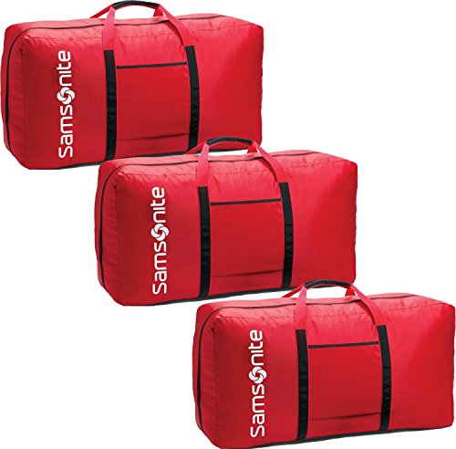 Samsonite Tote-a-ton 33 Inch Duffle Luggage Boxed (3 - Pack, Red)