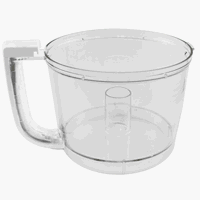 7 Cup Food Processor Work Bowl - White