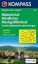 M&uuml;nstertal, N&ouml;rdliches Markgr&auml;flerland: Staufen, Badenweiler, Bad Krozingen. Wandern / Rad / Langlauf. 1:25.000. GPS-genau