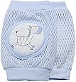 New Kid Baby Mesh Crawling Knee Pads Toddler Elbow Pads Summer Style 805681 Zebra (Blue)