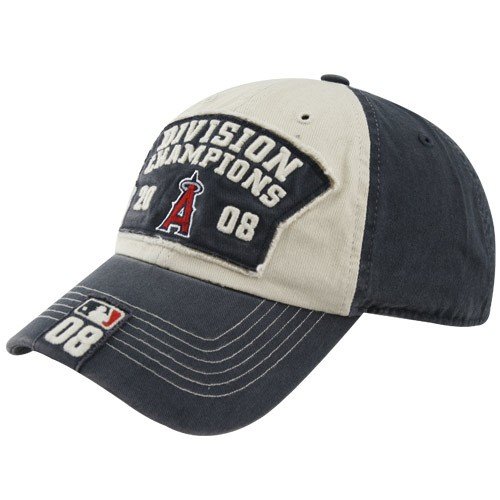 Buy Twins Enterprise Los Angeles Angels of Anaheim Navy Blue 2008 AL West Division Champions Adjustable... by Twins Enterprise