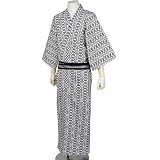 寝巻き 浴衣（男女兼用仕立上り）共ひも+丹前旅館浴衣帯付
