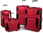 American Tourister Acclaim 4 Piece Nested Luggage Set,Red,One Size