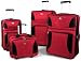American Tourister Acclaim 4 Piece Nested Luggage Set,Red,One Size