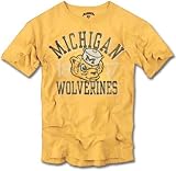 Michigan Wolverines Gold '47 Brand Vintage Scrum T-Shirt