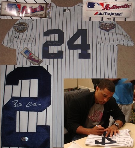 Robinson Cano Autographed/Hand Signed New York Yankees Authentic Jersey