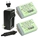 Wasabi Power Battery (2-Pack) and Charger for Canon NB-13L