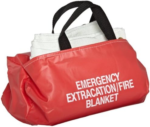 Sellstrom Manufacturing Emergency Fire Blanket in a Bag, 5' x 6'