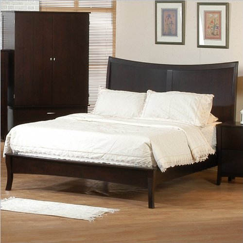 Metropolitan Contemporary Sleigh Bed - Queen Size