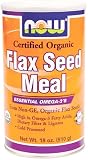 Review NOW Foods  / NOW Foods Organic Flax Meal, 18 Ounce Fiber Can (Pack of 4)