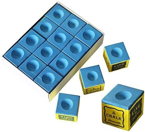 XZQ Triangle Chalk for Pool / Snooker / Billiards, 12 pcs a Set