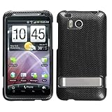HTC ADR6400 Thunderbolt snap-on Hard Protector Cover Case - Carbon Fiber