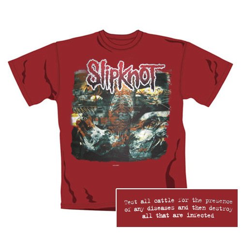 Slipknot - T-Shirt Maroon (in XL)