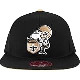 Mitchell & Ness New Orleans Saints Throwback Alternate Logo Fitted Hat