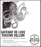 Aquabee Gateway DeLuxe Tracing Vellum- 11x14 Inch Pad