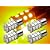 27連★高輝LEDバルブアンバー4個S25 3ChipSMDウィンカーas143-4
