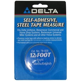 Biesemeyer 79-056 12-Foot Right-1 2-Inch Wide Metric English Adhesive-Backed Measuring... by Biesemeyer