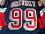 Wayne Gretzky autographed New York Rangers alternate third CCM jersey