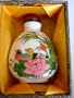 Chinese Enamel Glass Snuff Bottle : Affectionate Couples