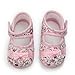 Cute Baby Girl Newborn Toddler Infant Prewalker Cotton Bowknot Crib Shoes (0-9 Month Pink)