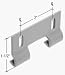 CRL Sliding Shower Door Hook Guide - Package