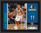 J.J. Barea Minnesota Sublimated 10x13 Plaque | Details: Timberwolves