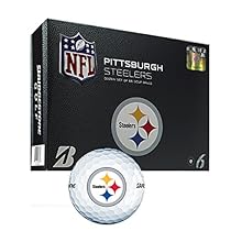 Bridgestone NFL E6 Golf Balls, Pittsburgh Steelers
