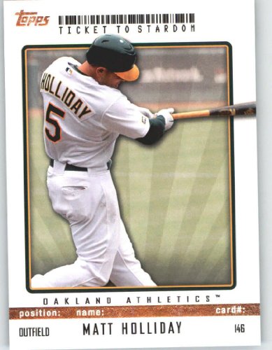 2009 Topps Ticket to Stardom #146 Matt Holliday - Oakland Athletics (Baseball Cards)