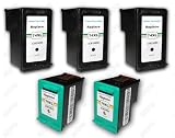 5 Pack (3black+2color) Hp 74xl 75xl Remanufactured Ink Cartridge for Hp Deskjet D4260 D4360 D4280 Officejet J5725 J5730 J5735 J5738 J5740 J5750 J5780 J5783 J5785 J5788 J5790 Photosmart C4280 C4385 C4480 C5280 C5580 D5360