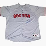 David Ortiz Boston Red Sox Autographed Authentic Russell MLB Baseball Jersey (Road)
