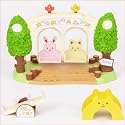 Sylvanian Families Rainbow Nursery Playground Swing Set
