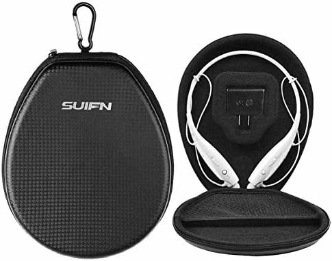 JH(TM) Pu Leather Protection Carrying Case Cover Box BAG for Lg Electronics Tone+ Hbs-730 Hbs730 Hbs 730 Tone Pro Infinim Stereo Wireless Bluetooth Headset