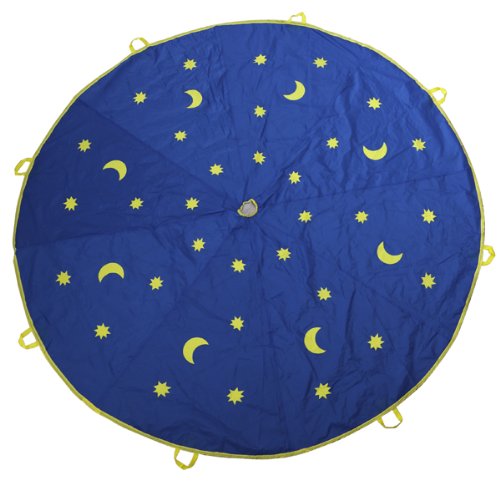 himmlisches Schwungtuch mit Mond und Sternen 3m