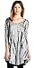 Popana Short Sleeve Tunic Tops to Wear with Leggings Made in USA Short Sleeve Shirts for Women - Loose Fit Womens Summer Tops