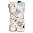 Trend Lab 4 Pack Burp, Cupcake Print