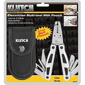 Klutch Electrician's Multi-Tool with Pouch