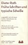 Fruhe Schriften und typische Scheisse (Sammlung Luchterhand ; 125) (German Edition)