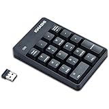 Kmashi Financial Accounting Ultrathin USB 2.4G Mini Wireless Nano Receiver Numeric Pad Touchpad 18 Keys Numerical Keyboard Keypad for iMac Win 7 8 10 Xp 2000 Vista Tablet Laptop Desktop PC Computer
