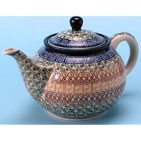 Polish Pottery Medium 3 Cup Teapot