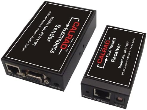 Calrad 40-7110 VGA or Component AV Over CAT5e/6 Extender