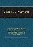 The exodus: its effect upon the people of the South. Colored labor not indispensable. An address delivered before the Board of Directors of the American Colonization Society, January 21, 1880. 2