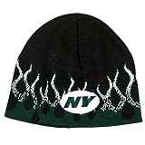 New York Jets Flame Knit Beanie