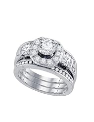 2.04CT-DIA 0.75CT-CRD BRIDAL SET